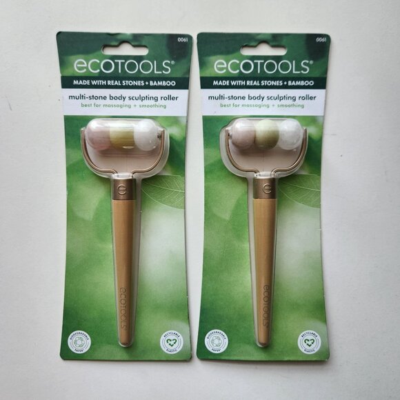 Lot of 2 EcoTools Multi Stone Massage Roller Depuff & Sculpt Face & Body Tool - Picture 1 of 8